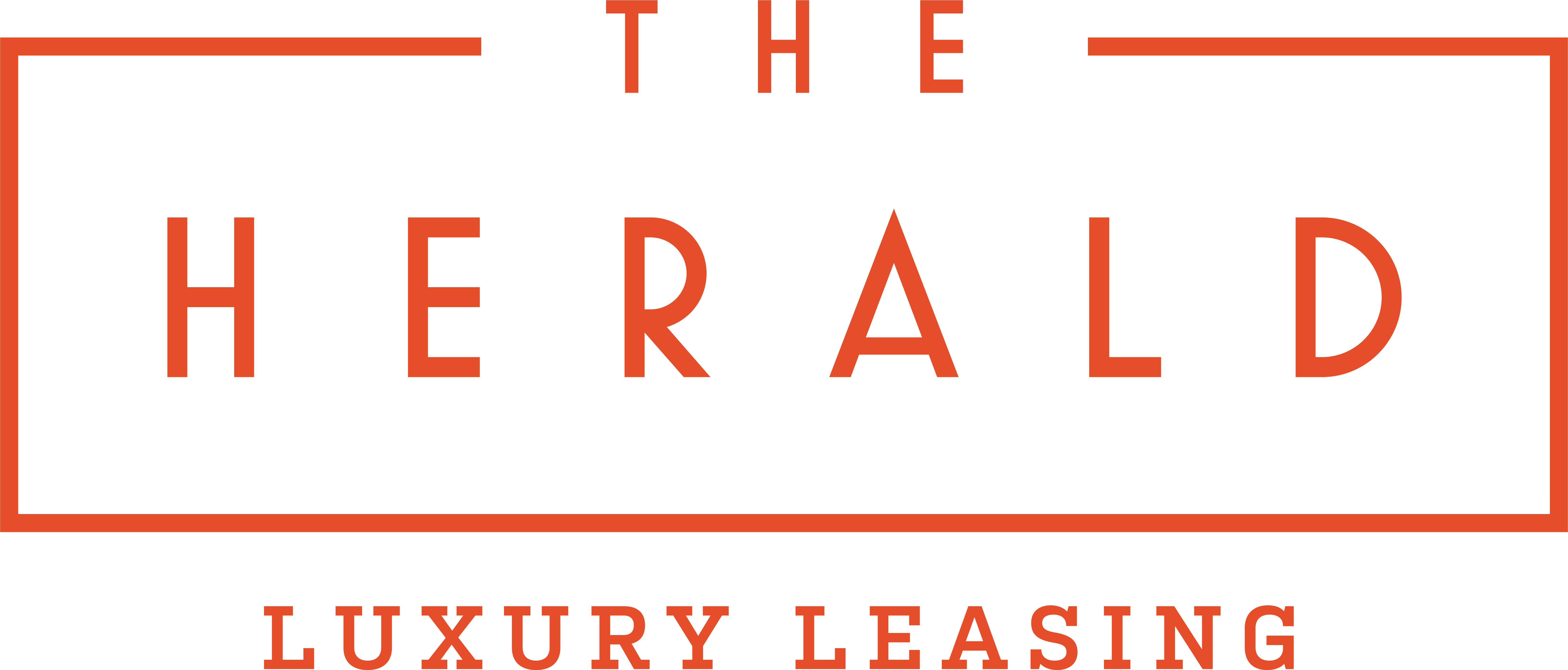 Red Logo at The Herald Apartments